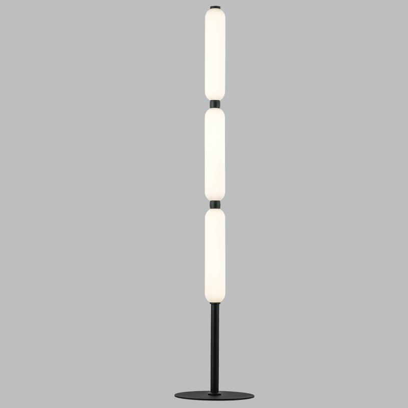 Aluminium and Opal Glass Standing Lamp
On / Off Foot Switch