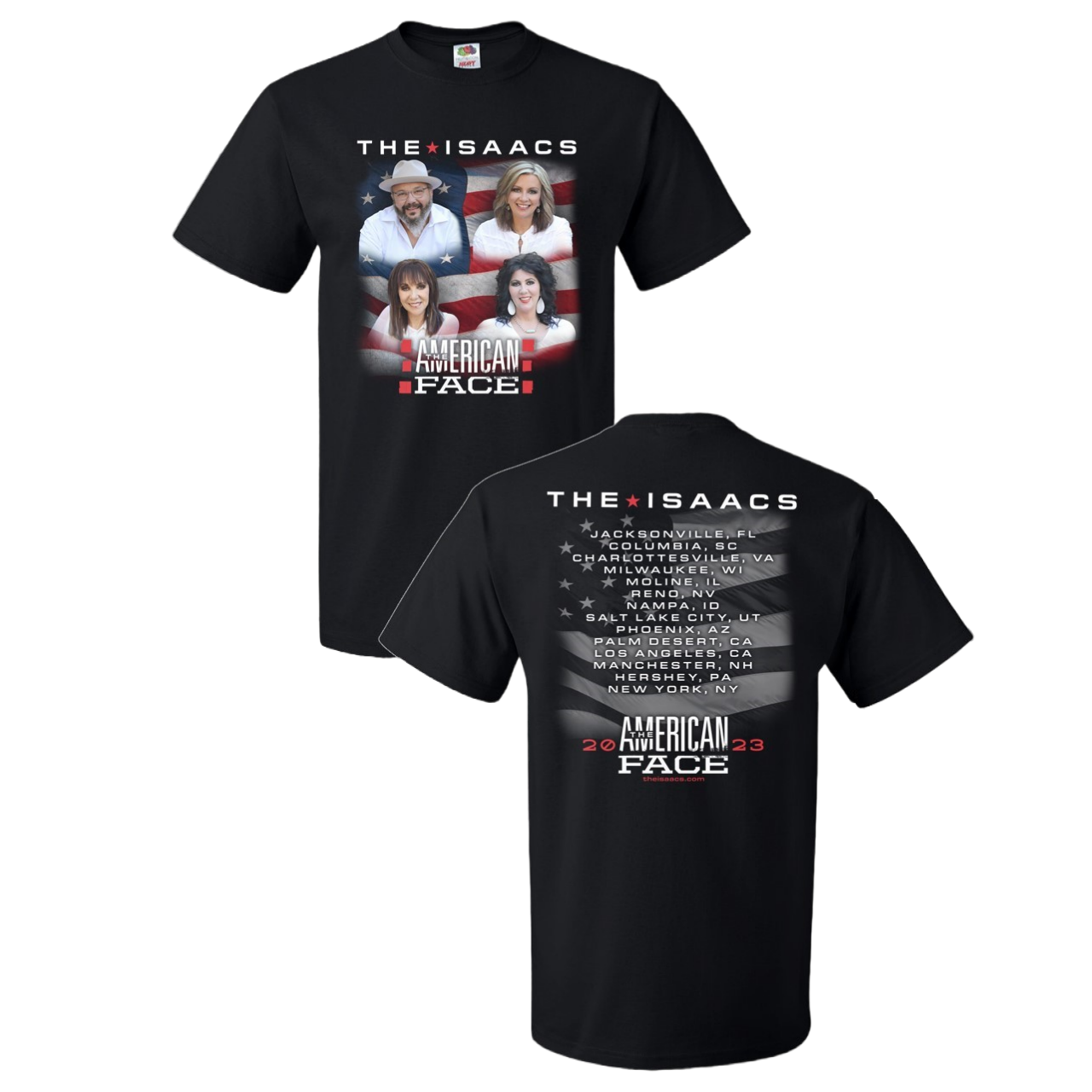 The Isaacs American Face Tee