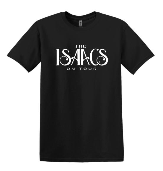 The Isaacs White Logo Tee