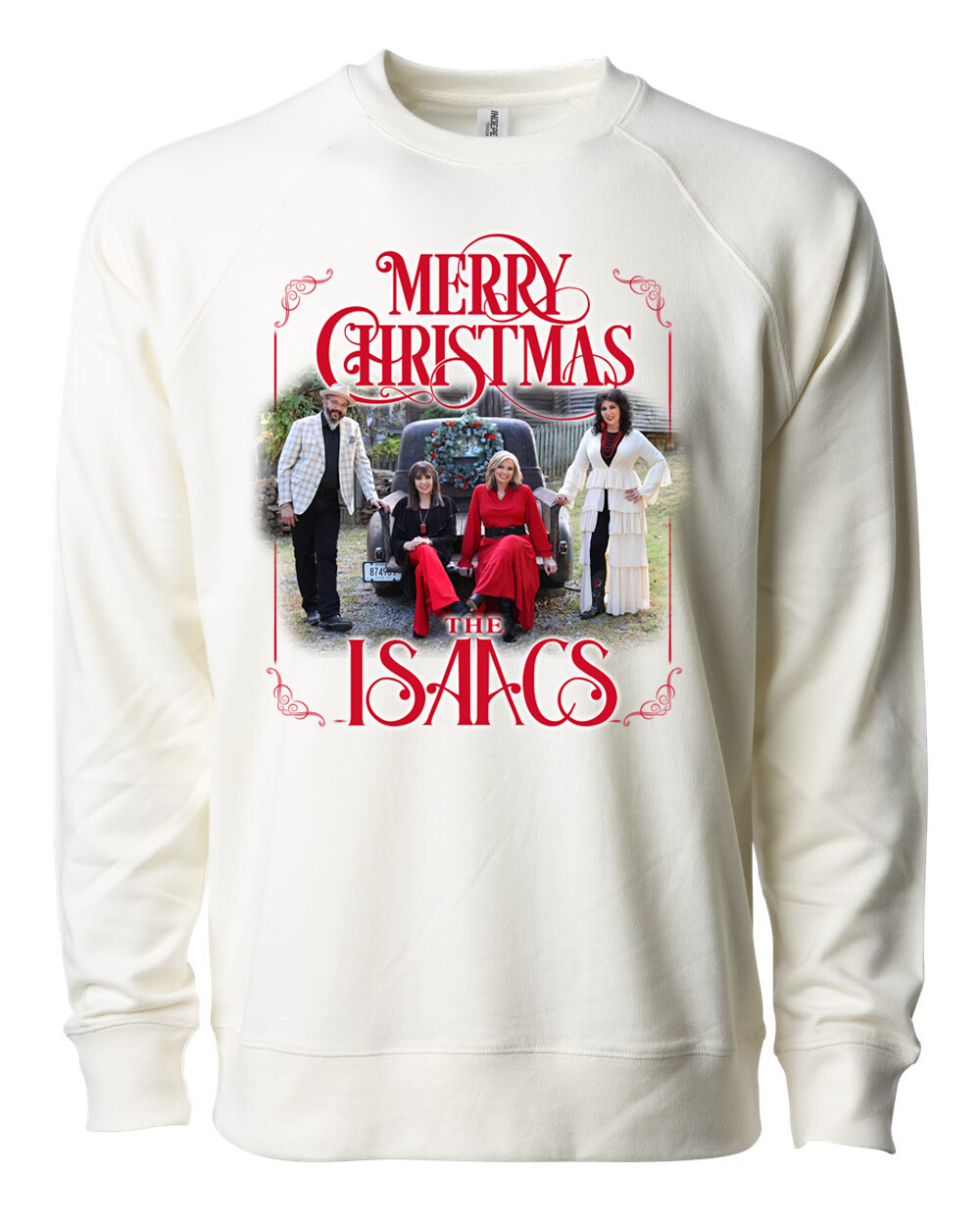 Isaacs Christmas White Sweatshirt