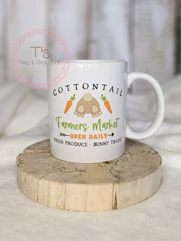 Cottontail Bunny Farmers Market Mug
