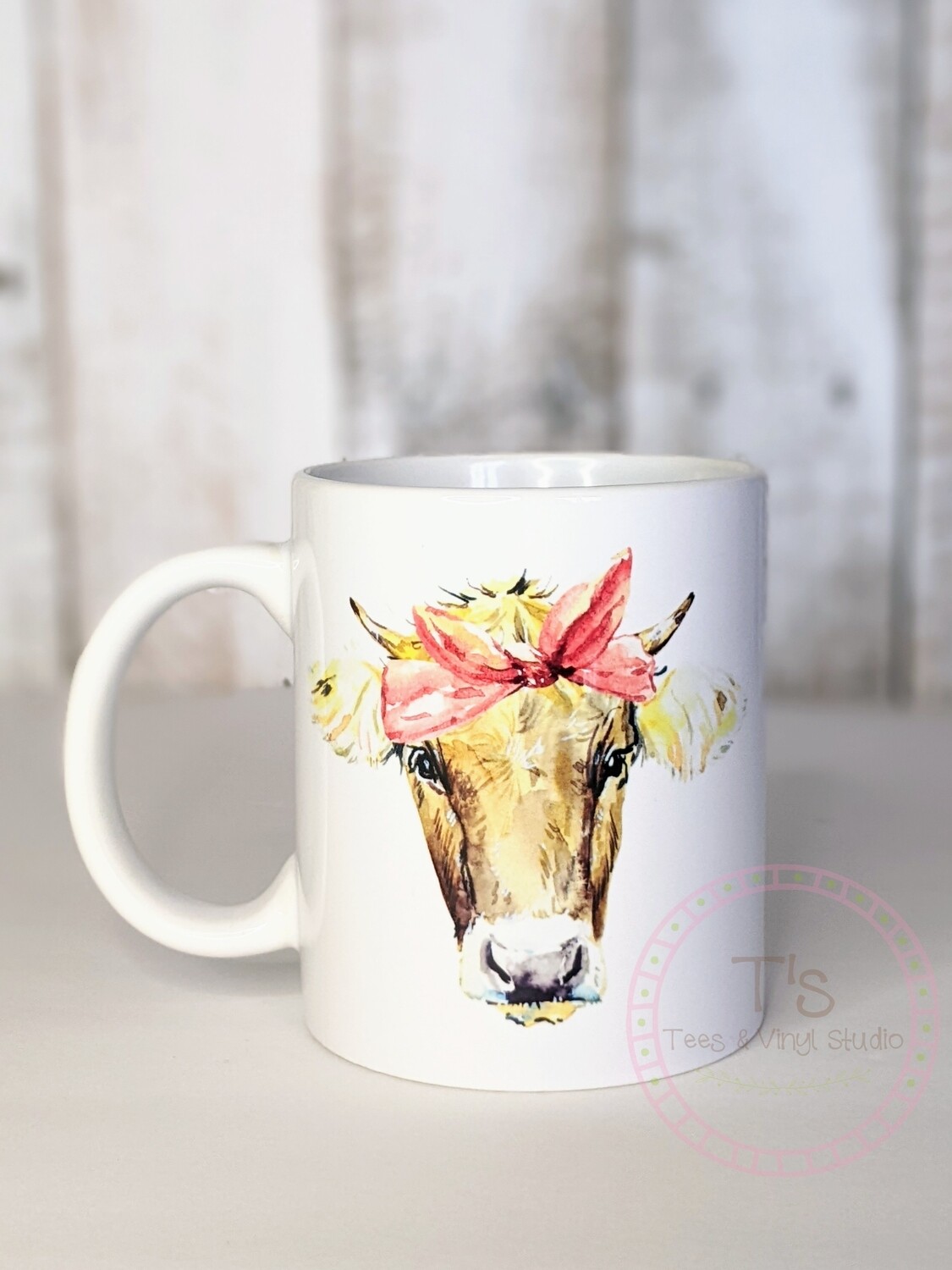 Cow With Bandana Coffee Mug