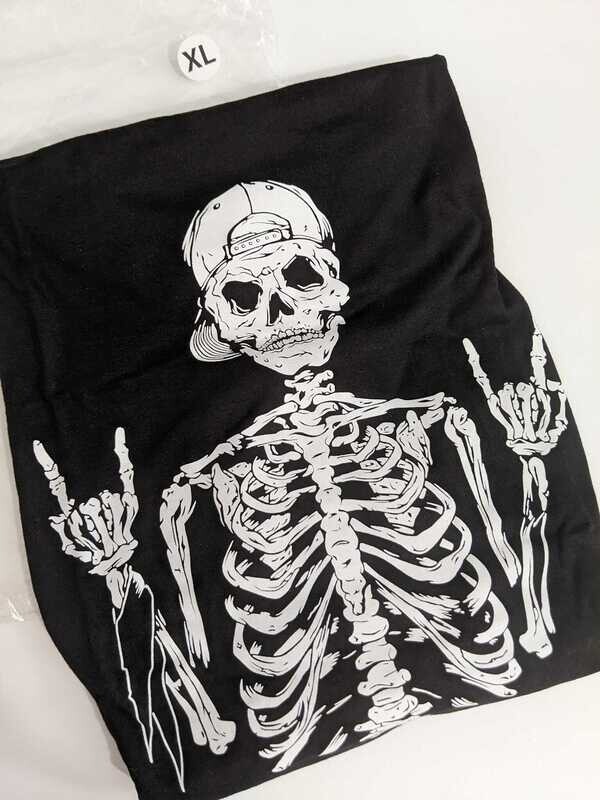 XL - Rocker Dad Skeleton T-Shirt