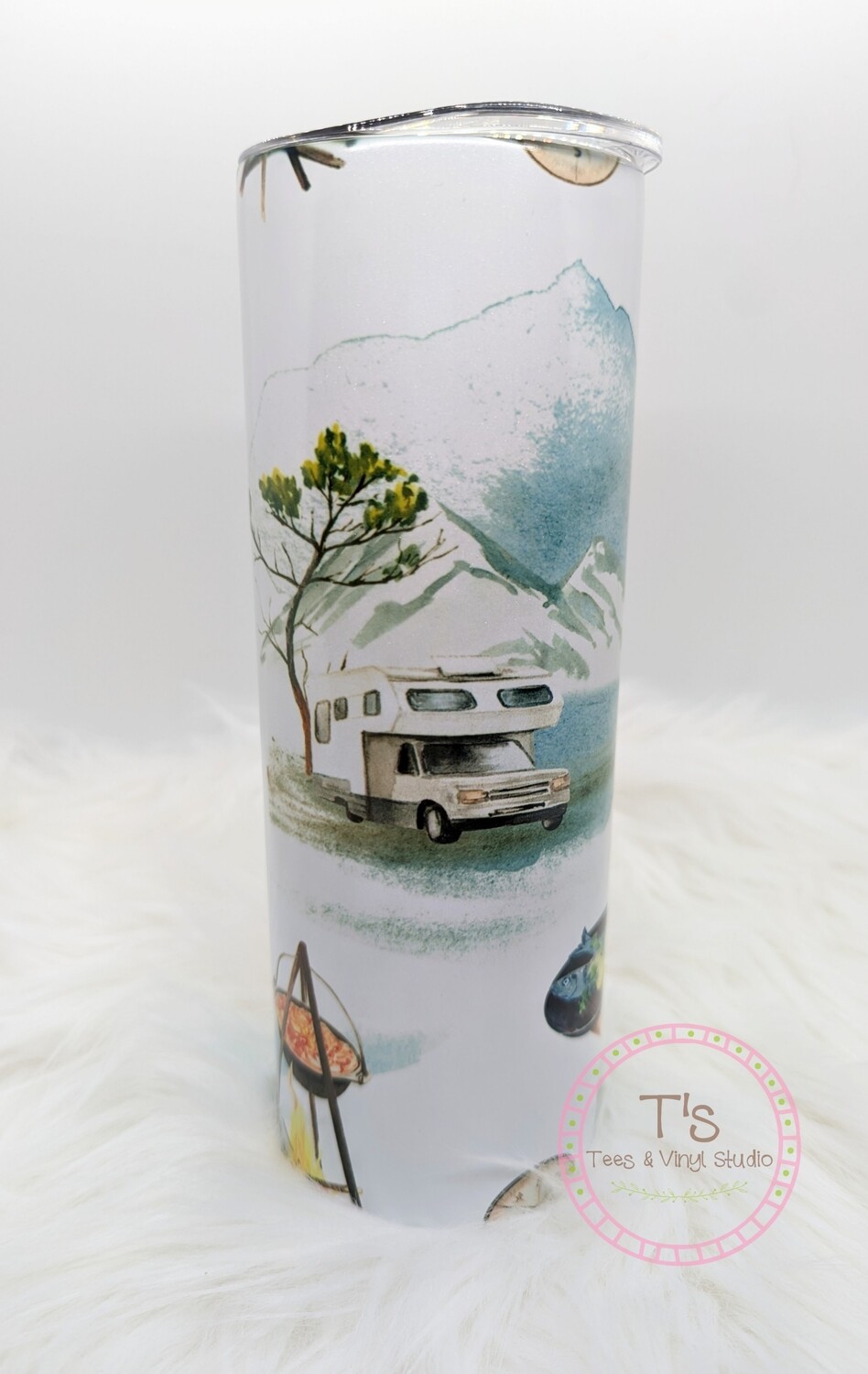 Glow In The Dark/UV Color Changing RV Camping Tumbler