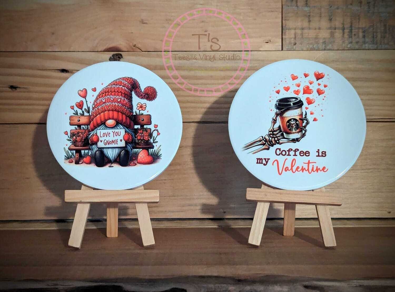 Valentine's & Anti Valentine's Day Coasters