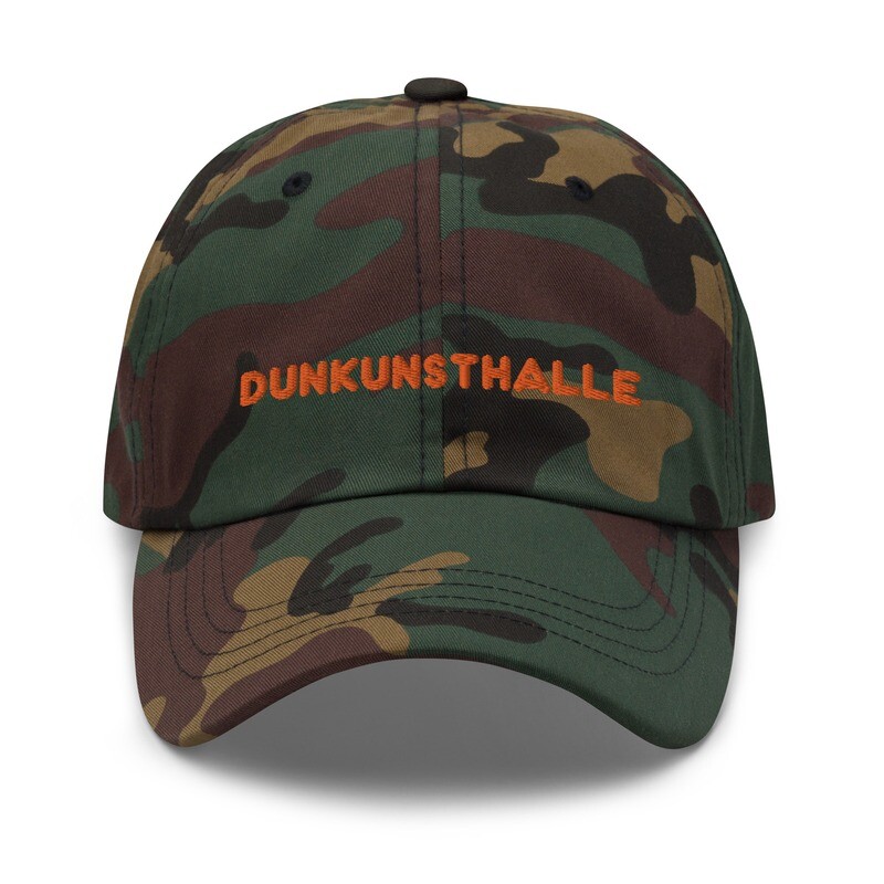 Camo DUNKUNSTHALLE baseball hat