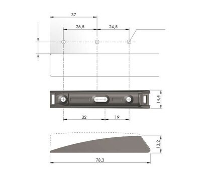 K-PUSH 37MM Mounting Plate