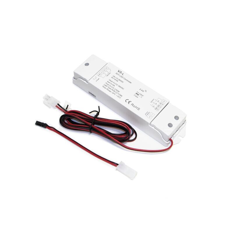 Remote control dimmer unit with connectors for 3 Neonlynx Strips (1.5m cable)