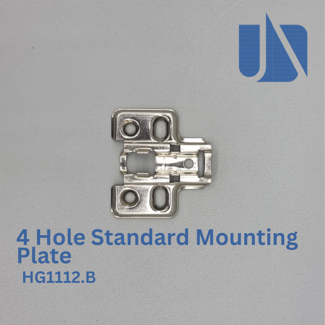 Unihopper 4 Hole Standard Mounting Plate for HG Series Hinges