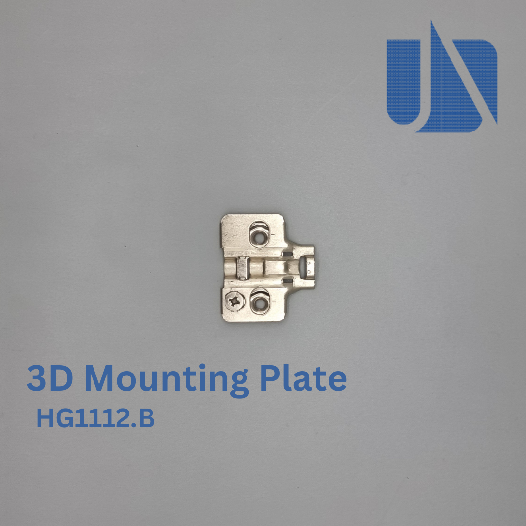 Unihopper 3D Mounting Plate for HG Series Hinges