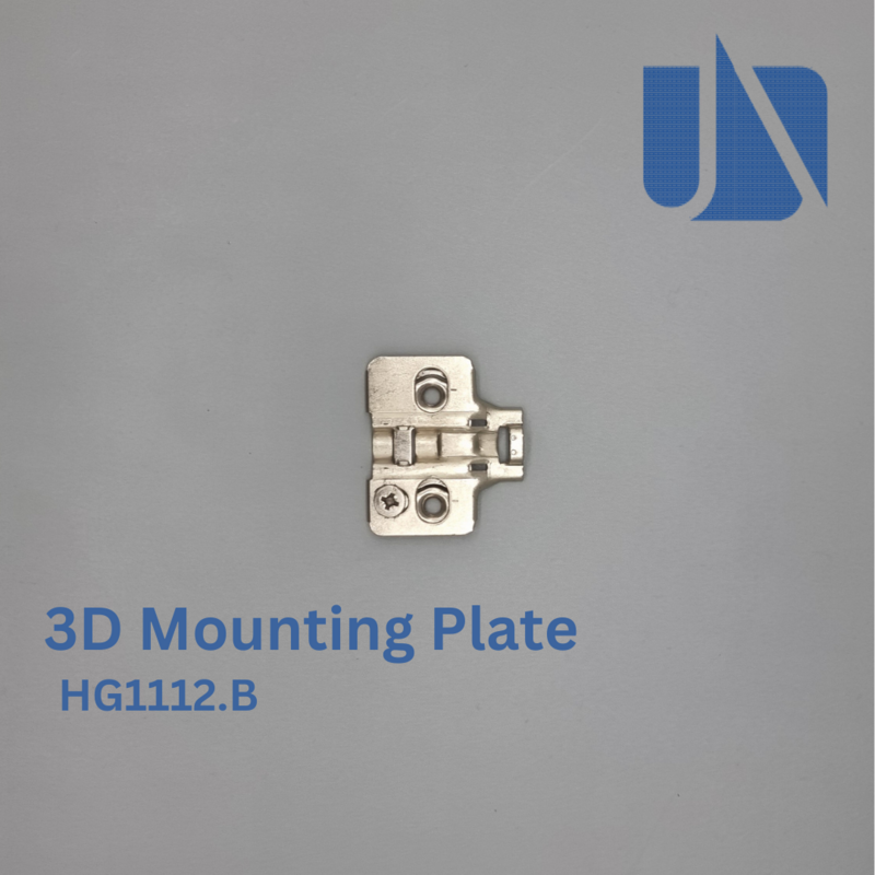 Unihopper 3D Mounting Plate for HG Series Hinges