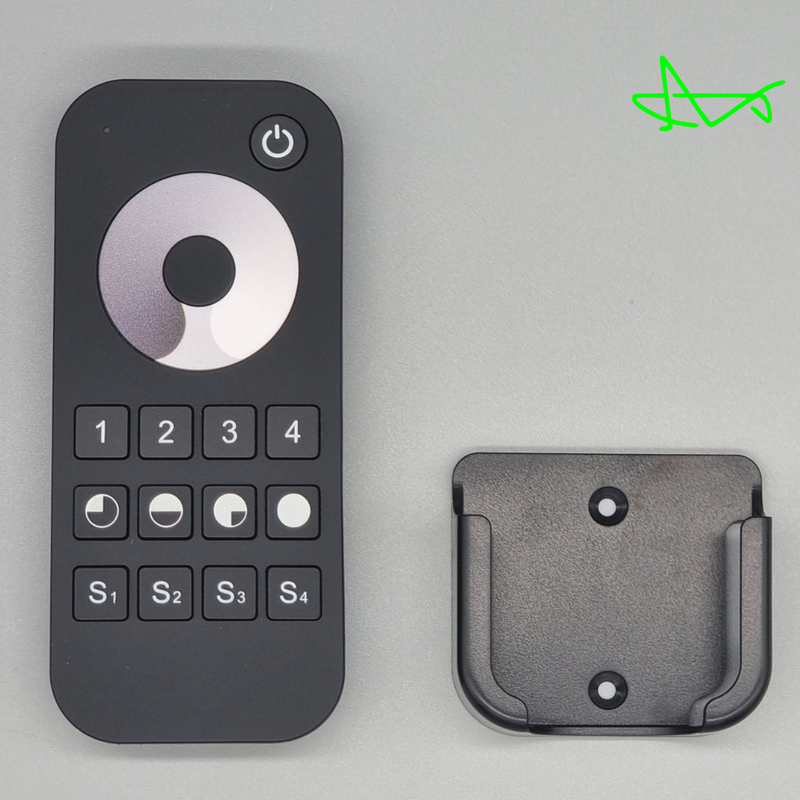 LUMA - RF Remote Handset - Controls Up to 4 x RF Switches (30m Range) - Black