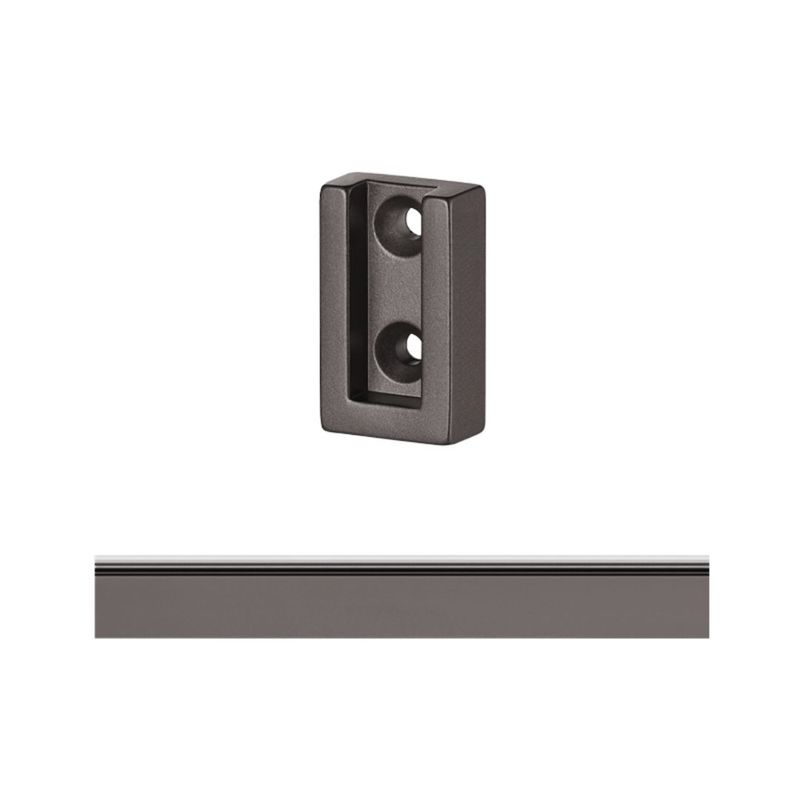 Unihopper Moka Hanging Rail Side Mounted End Support