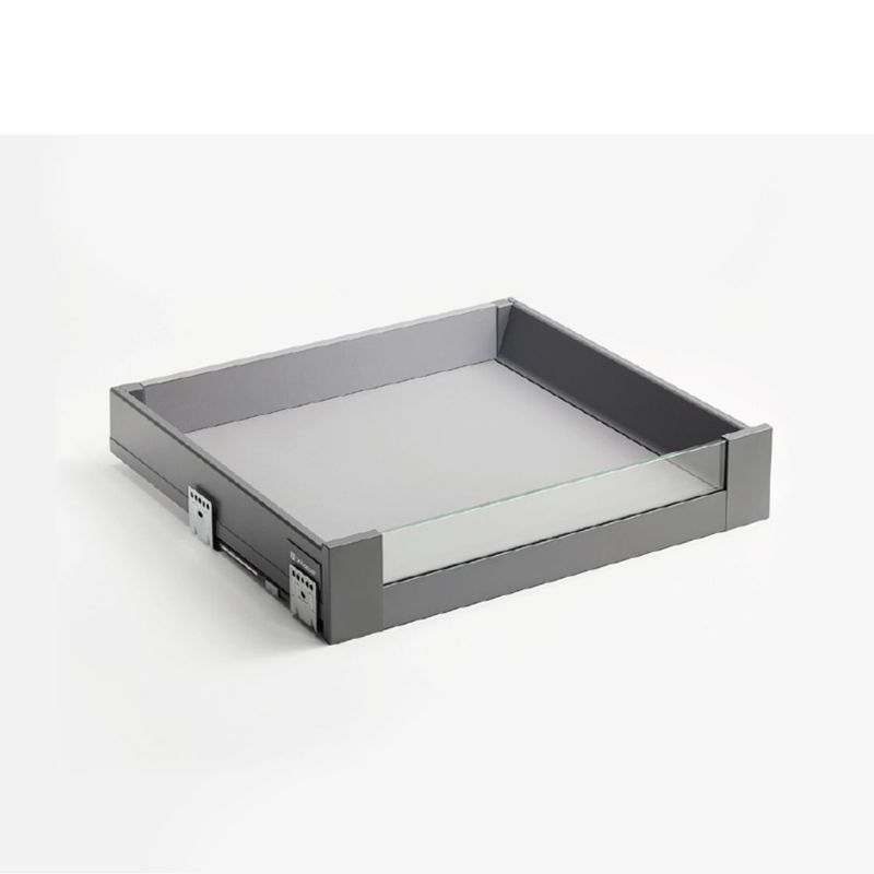 Magic Box inner drawer front panel for glass front W1200mm (Dark Grey)