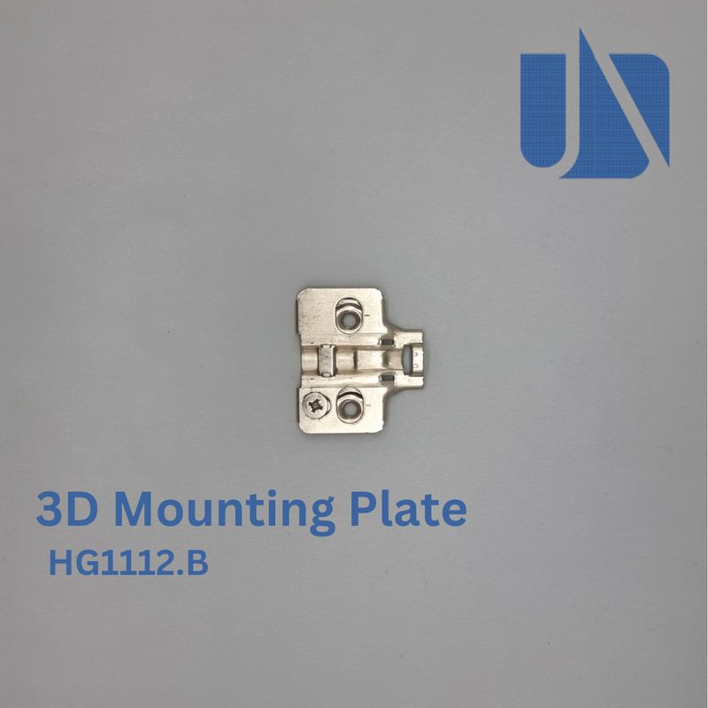 Unihopper 3D Mounting Plate for HG Series Hinges