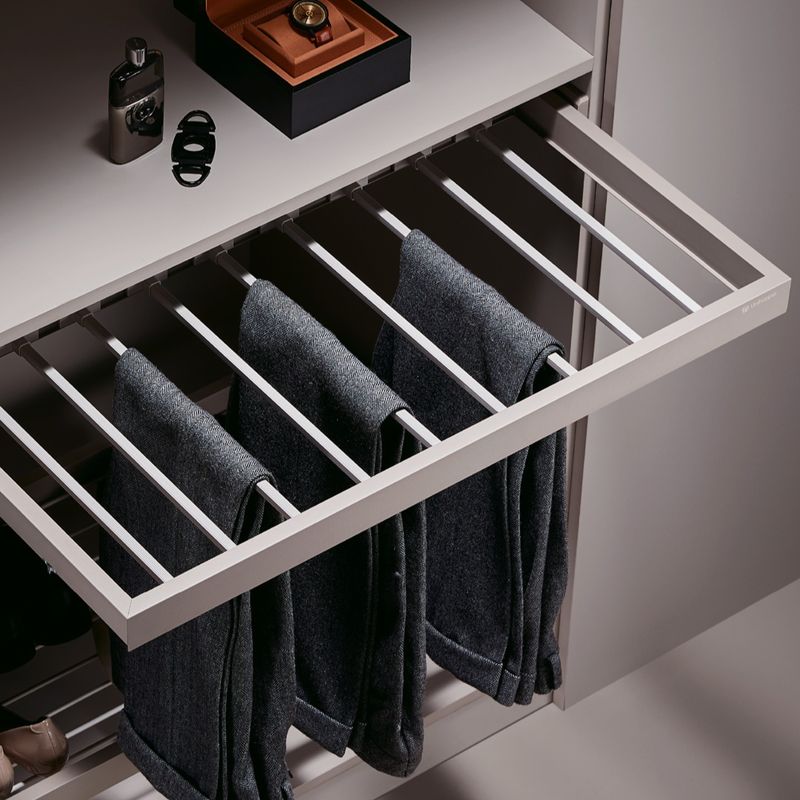 Coka Pull Out Trouser Rack for Wardrobes