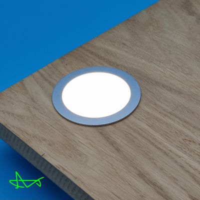 LED puck light 60mm warm white cabinet lighting
