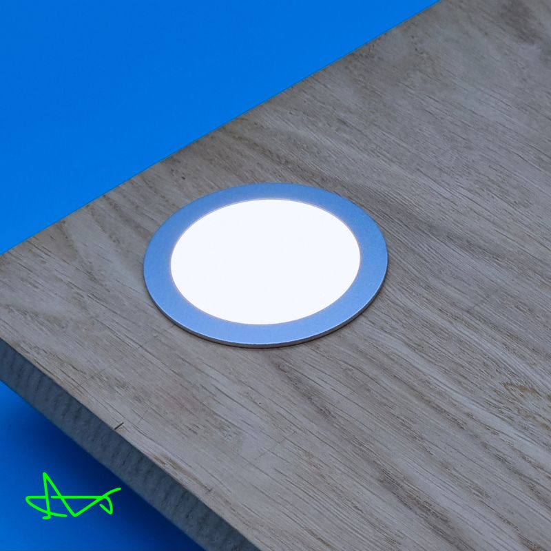 LED puck light 60mm natural white cabinet lighting