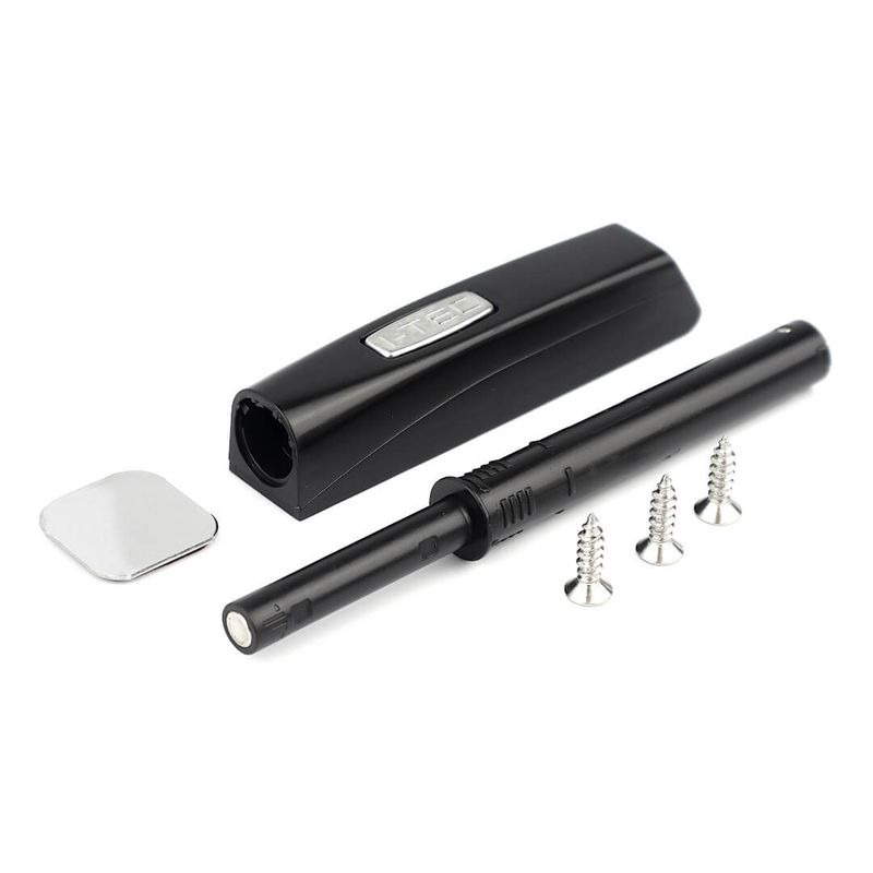 ITEC T5 STRONG Magnetic Push Catch – Black | Mounting Kit &amp; Screws Included