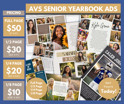 AVS YEARBOOK 1/4 Page AD