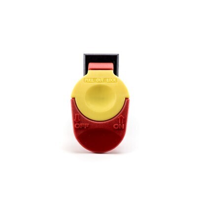 Trim Saver - Safety Lockout Switch - Red & Yellow - (23-0134-00)