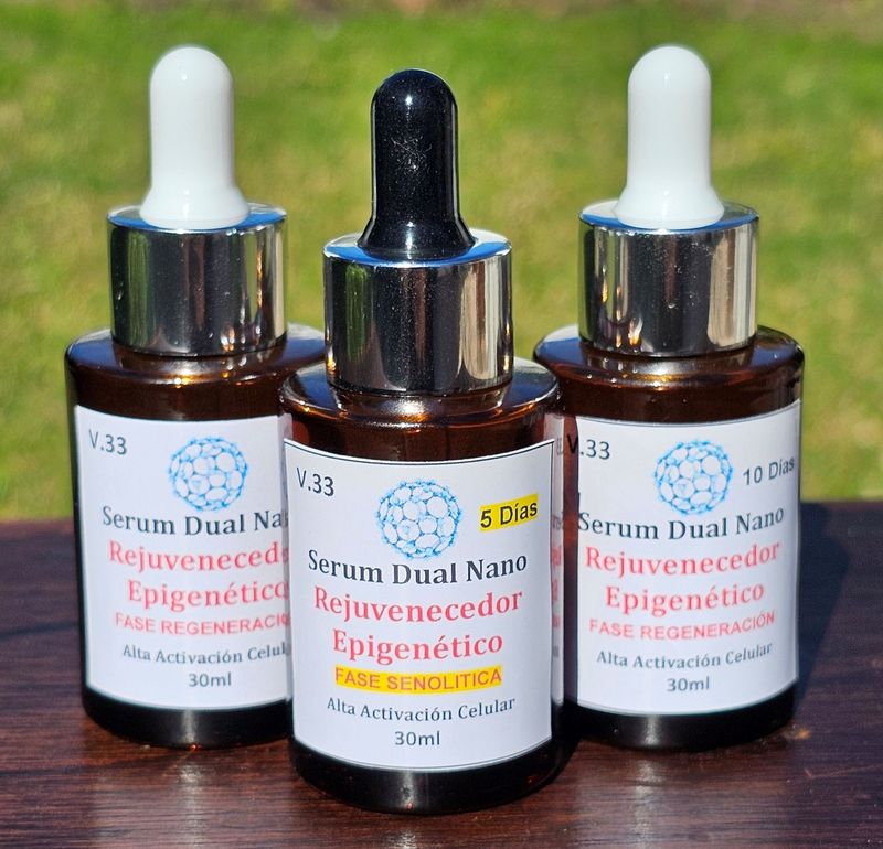 SERUM DUAL NANO REJUVENECEDOR EPIGENETICO . V33