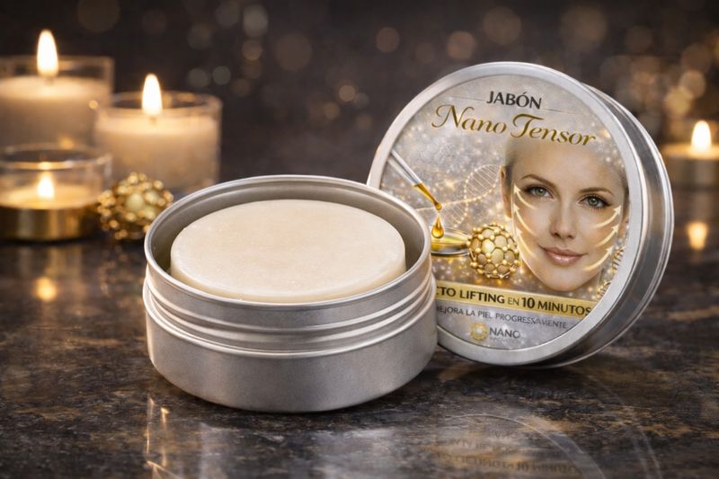PARA FRENAR EL DAÑO DIARIO:    Jabón Nano Tensor PRODUCTO PARTE DEL PROTOCOLO DE REJUVENECIMIENTO CUTANEO.