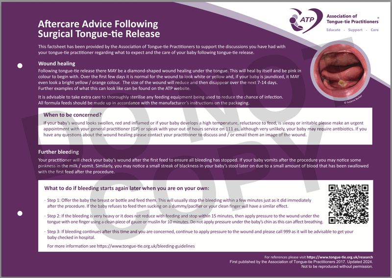 Care After Tongue-tie Release (2024) *FREE DOWNLOAD*