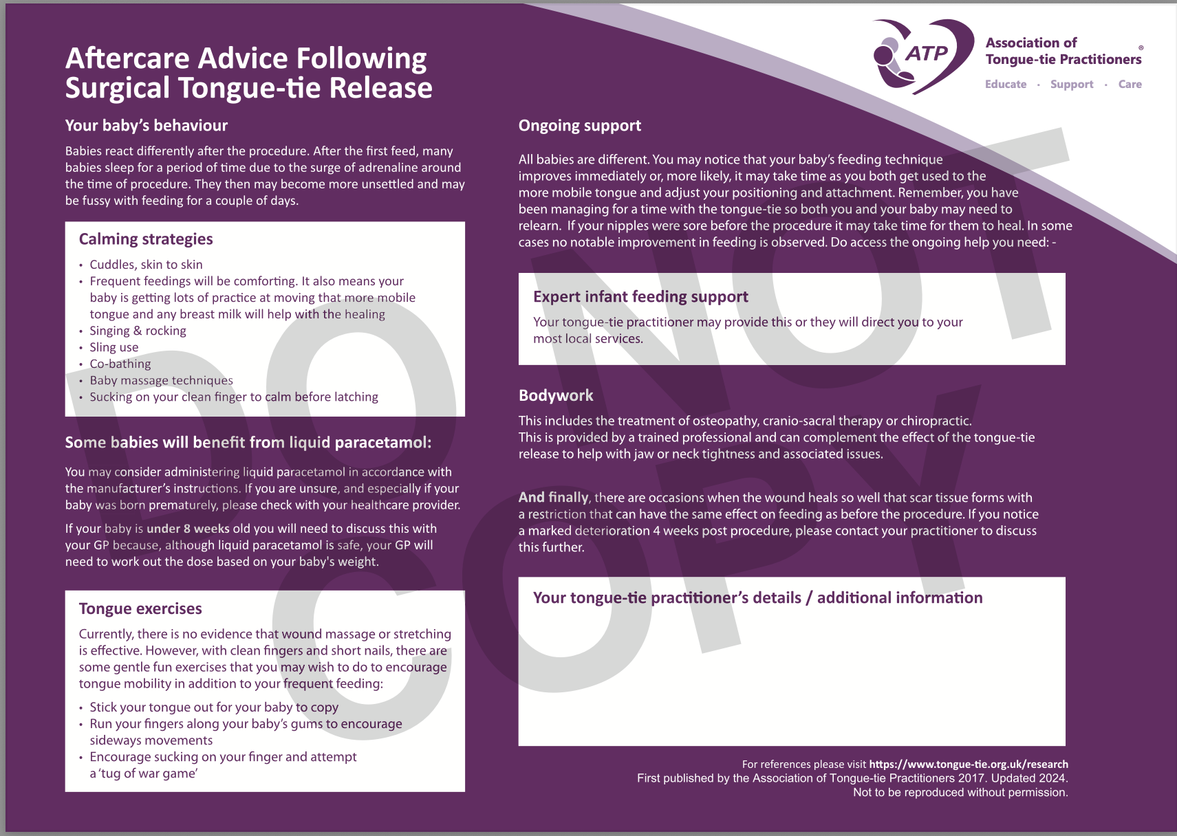 Care After Tongue-tie Release (2024) *FREE DOWNLOAD*