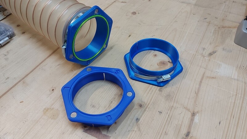Magnet-Adapter Maschine Ø50mm-100mm    (Absauganlage)