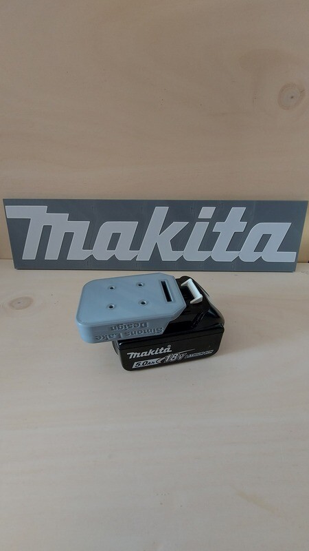 Akku Halterung für Makita 18V Akkus