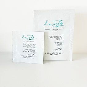 Eve Taylor Exfoliant Range Samples