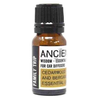10ml Aromatherapy Car Blend - Family Trip 10ml Aromatherapy Car Blend - Family Trip