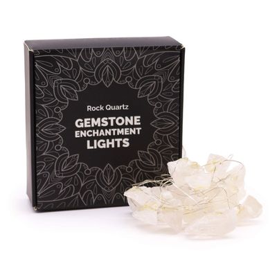 Gemstone Enchantment Lights - Rock Quartz Gemstone Enchantment Lights - Rock Quartz