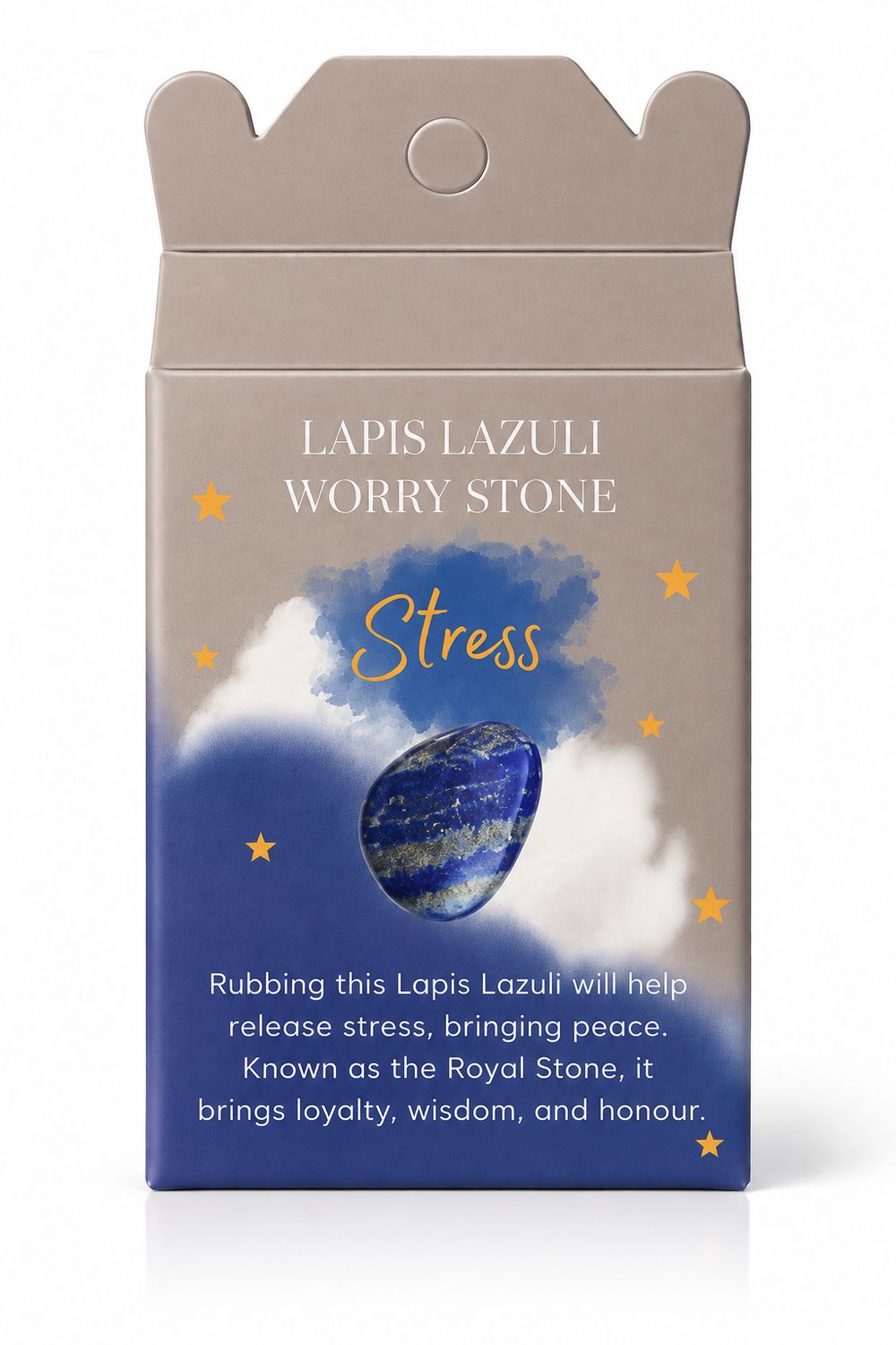 Lapis Lazuli Thumb Worry Stone Lapis Lazuli Thumb Worry Stone