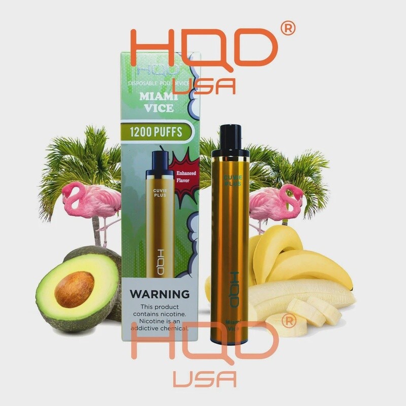 CUVIE PLUS &quot;MIAMI VICE&quot; 1200 PUFFS