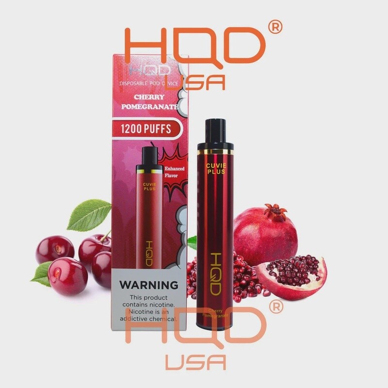 CUVIE PLUS &quot;CHERRY POMEGRANATE&quot; 1200 PUFFS