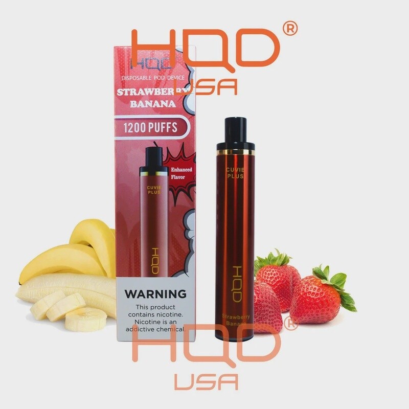 CUVIE PLUS &quot;STRAWBERRY BANANA&quot; 1200 PUFFS