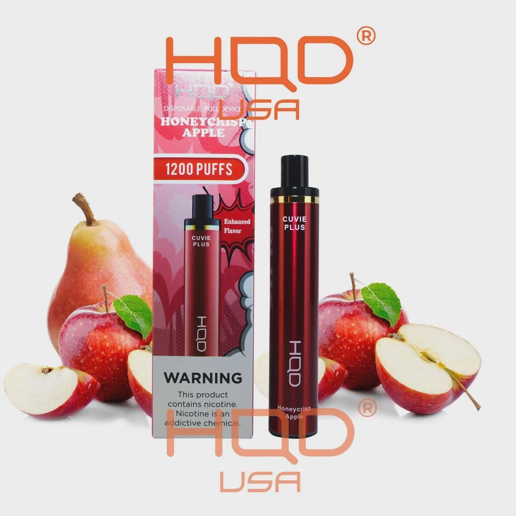 CUVIE PLUS &quot;HONEYCRISP APPLE&quot; 1200 PUFFS