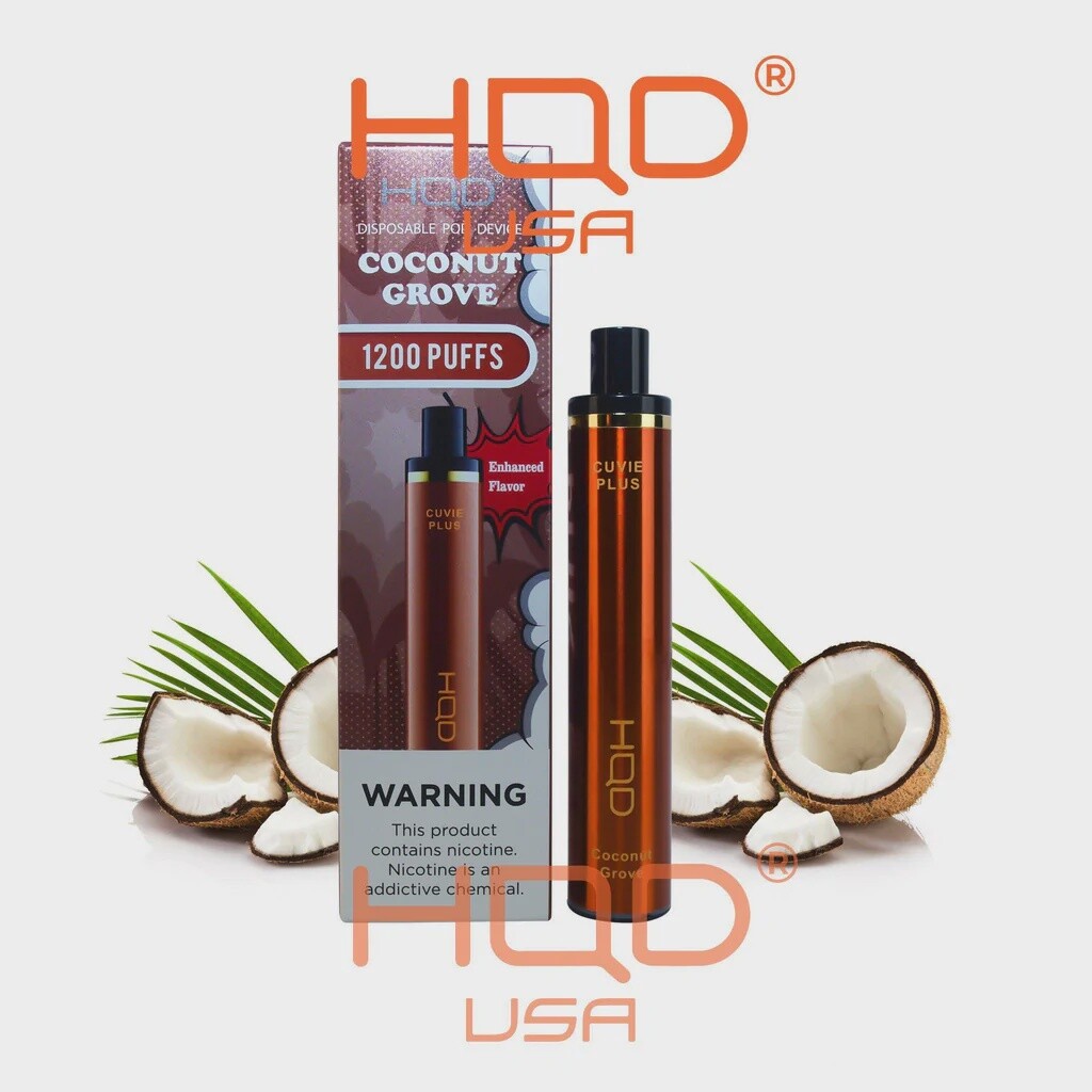 CUVIE PLUS &quot;COCONUT GROVE&quot; 1200 PUFFS