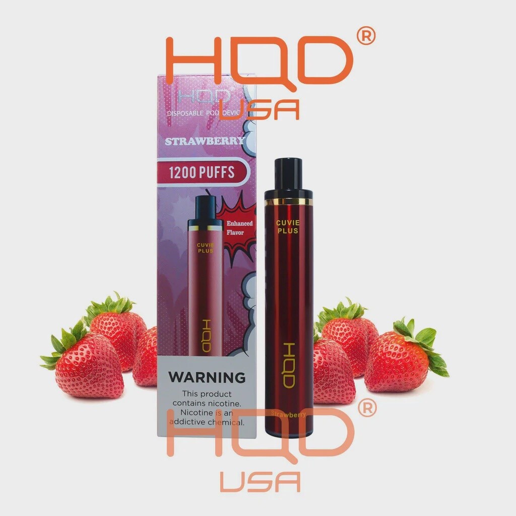 CUVIE PLUS &quot;STRAWBERRY&quot; 1200 PUFFS