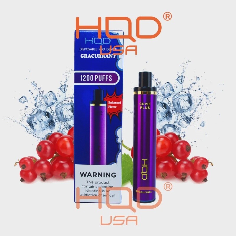 CUVIE PLUS &quot;GRACURRANT&quot; 1200 PUFFS