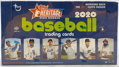 2020 Heritage High Number Hobby Box