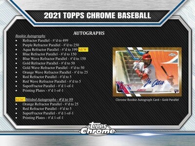 2021 Topps Chrome Jumbo Pack