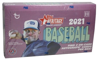 2021 Heritage Minor League Hobby Box