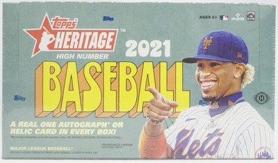 2021 Heritage High Number Hobby Box