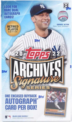 2022 Archives Signatures Series Retired Player Box