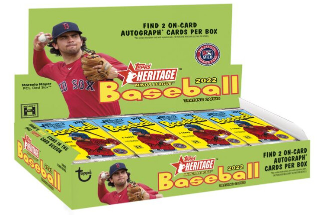 2022 Heritage Minor League Hobby Box