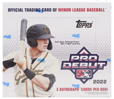 2022 Pro Debut Jumbo Box