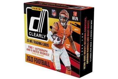 2021 Panini Donruss Clearly Football Hobby Box